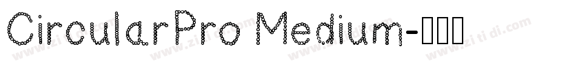 CircularPro Medium字体转换